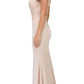 CLEARANCE - Eureka 7100 Lace Appliqued Bodice Long Dress Off-Shoulder (Size 2XL)