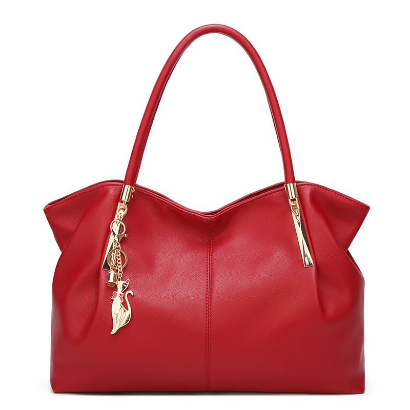 Women's Leather Elegant Graceful Lightweight Large Capacity Handbags