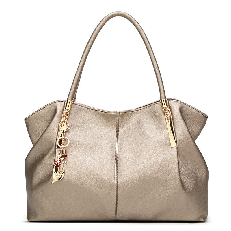 Women's Leather Elegant Graceful Lightweight Large Capacity Handbags