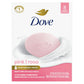 Dove Beauty Bar Soap Pink Rosa, 8 Bars for Soft, Smooth Skin, Cleans & Moisturizes 3.75 oz