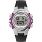 Timex Mens Digital 33mm Watch - Black Band Digital Dial Black Case