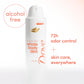 Dove Desodorante en aerosol sin alcohol para todo el cuerpo para mujer, control de olores durante 72 horas, Peach Glow, 4 oz