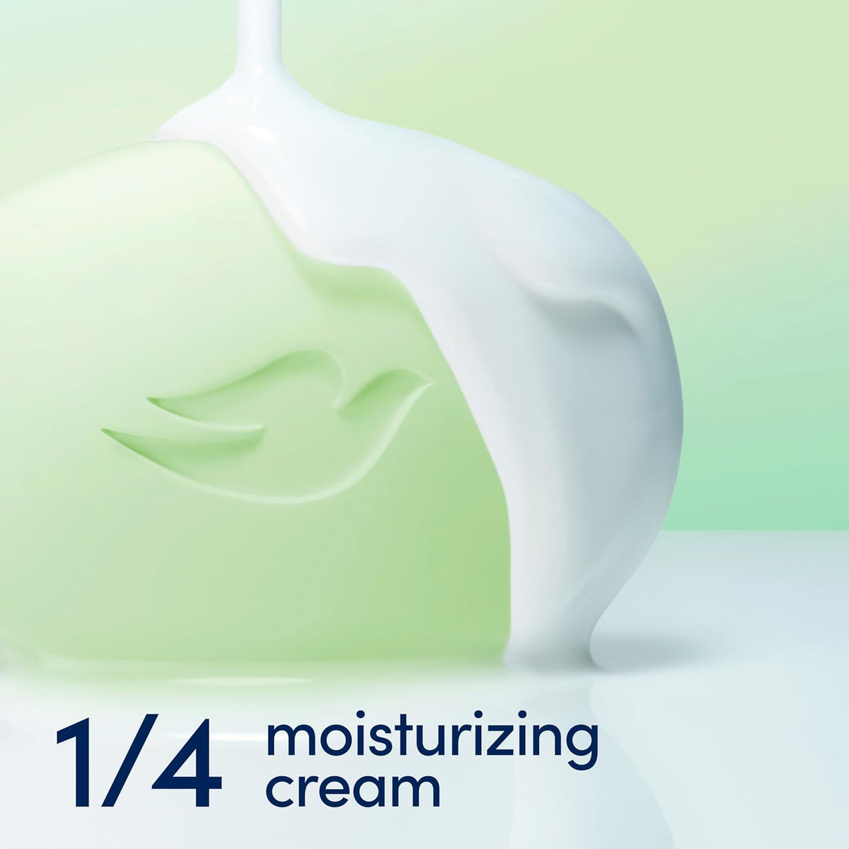 Dove Beauty Bar Jabón Cool Moisture Aroma Pepino y Té Verde, 8 barras para una piel fresca, deja la piel fresca 106 g