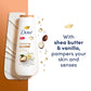 Dove Jabón Líquido Corporal, 4 unidades, humectante de karité y vainilla para una piel renovada y de aspecto saludable, limpiador suave con micromoléculas renovadoras de 24 horas, 20 oz