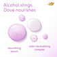 Dove Desodorante en Aerosol para Todo el Cuerpo sin Alcohol para Mujer 72 horas de control de olores Aroma Lavanda en Flor 4 oz