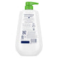 Dove Gel de Ducha con Dosificador Refrescante Pepino y Té Verde para Piel Suave como la Loción por 24h Limpiador Corporal Hidratante Sin Sulfatos Sin Parabenos 909 g