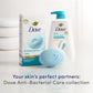 Dove Jabón en Barra Antibacterial Care, 6 Unidades, para una Piel Limpia e Hidratada, Elimina Bacterias, 3.75 oz