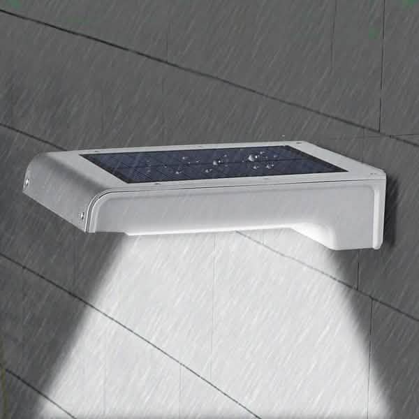 Lámpara solar de pared con sensor de movimiento y 72 luces LED solares