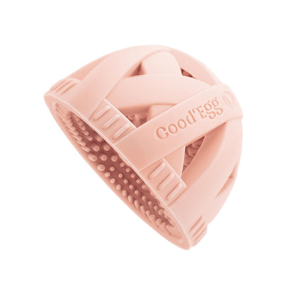 GoodEgg The Original Egg Brush - Cepillo de silicona para limpiar huevos de gallina fresca de granja que elimina la suciedad del gallinero - Ideal para gallinas de traspatio, propietarios de granjas y recolectores de huevos (huevos de tamaño estándar)