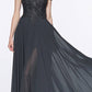 Cinderella Divine 7258 Off The Shoulder Long Gown