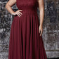 Cinderella Divine 7258W Off The Shoulder Long  Gown