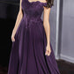 Cinderella Divine 7258 Off The Shoulder Long Gown