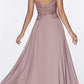 Cinderella Divine 7258W Off The Shoulder Long  Gown