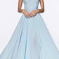 Cinderella Divine 7258 Off The Shoulder Long Gown