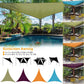 Toldo de Vela para Patio, Toldo de Sombra, Toldo de Camping, Vela de Toldos, Refugio Solar, Cubierta Triangular para Patio de Juegos de Guardería al Aire Libre