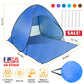 Pop Up Beach Tent Sun Shade Shelter Anti-UV Automatic Waterproof Tent Canopy for 2/3 Man w/ Net Window Storage Bag for Outdoor Beach Camping Fishing P