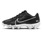Tacos de béisbol de goma Nike Alpha Huarache 4 Keystone para niño Talla 5.5 Negro | Blanco