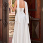 Vestido de novia sin tirantes Ladivine 7432W con corsé ajustado en la espalda