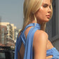 Ladivine 7433 Dress Versatile Tie Chiffon Strapless Bridesmaid Dress