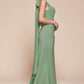 Ladivine 7433 Dress Versatile Tie Chiffon Strapless Dress