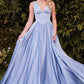 Ladivine 7447 Dress A-Line Soft Satin Gown