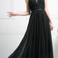 Cinderella Divine 7458 Illusion Sweetheart Long Chiffon Dress