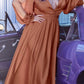 Cinderella Divine 7475 Long Split Blouson Sleeve Formal Dress Thigh Split