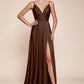 Cinderella Divine 7485C Sweetheart Neckline Soft Satin A-Line Formal Dress