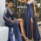 Cinderella Divine 7485C Sweetheart Neckline Soft Satin A-Line Formal Dress