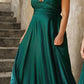 Cinderella Divine 7485C Sweetheart Neckline Soft Satin A-Line Formal Dress