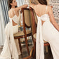 Cinderella Divine 7487W Fitted Satin Dress Cowl Neckline Open Tie Back