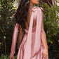 Cinderella Divine 7490 Long Soft Satin A-Line Dress