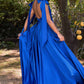 Cinderella Divine 7490 Long Soft Satin A-Line Dress