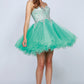 CLEARANCE - Juliet 762 Sweetheart Neckline Poofy Short Dress (Size M)