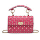 Unique Women's Genuine Leather Rivet Portable Shoulder Bags
