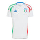 adidas Camiseta de la segunda equipación de Italia 2024 para hombre, color blanco