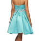 Juliet 769 Embellished Waist Short Dress Strapless