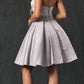 Juliet 769 Embellished Waist Short Dress Strapless