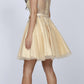 CLEARANCE - Juliet 776 Sequins Embellished Bodice Illusion Short Dress (Size M)