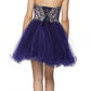 Juliet 778 Sweetheart Neckline Corset Back Dress