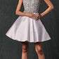 Juliet 779 Embellished Bodice Short Dress Sleeveless