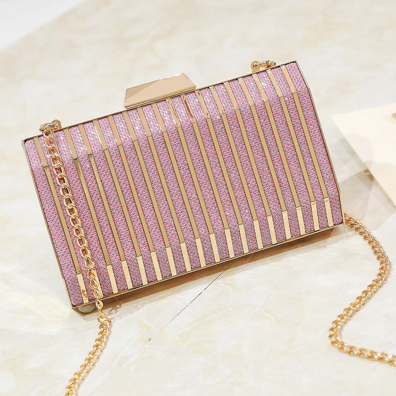 Women's Chain Korean Net Iron Hand Holding Crossbody Bags