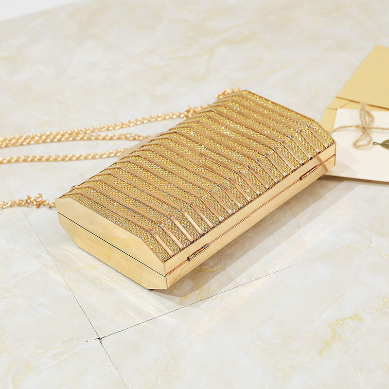 Women's Chain Korean Net Iron Hand Holding Crossbody Bags