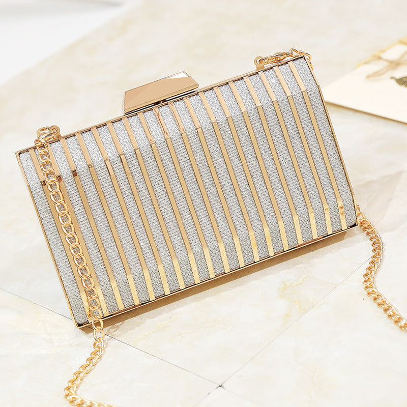 Women's Chain Korean Net Iron Hand Holding Crossbody Bags