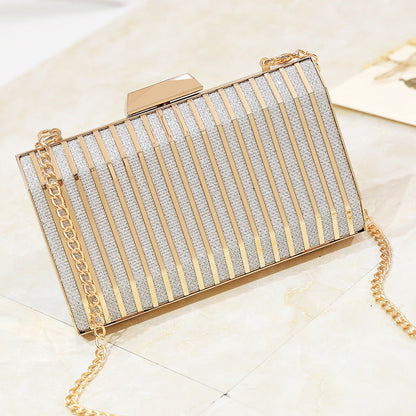 Women's Chain Korean Net Iron Hand Holding Crossbody Bags