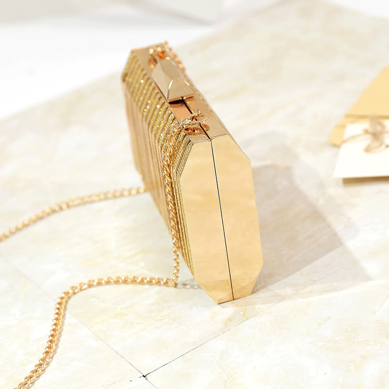 Women's Chain Korean Net Iron Hand Holding Crossbody Bags
