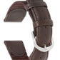 Correa de reloj de cuero marrón deBeer Swiss Army 19mm - Correa de reloj