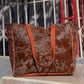 Carry On Bag - Genuine Cowhide Leather Travel Duffle, Durable Weekend Bag, Perfect Gift for Frequent Flyers & Adventurers
