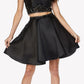 Juliet 790 Cold Shoulder Two-Piece Embellished Short Dress