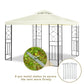 2 Tiers 10 x 10 Feet Patio Gazebo Canopy Tent